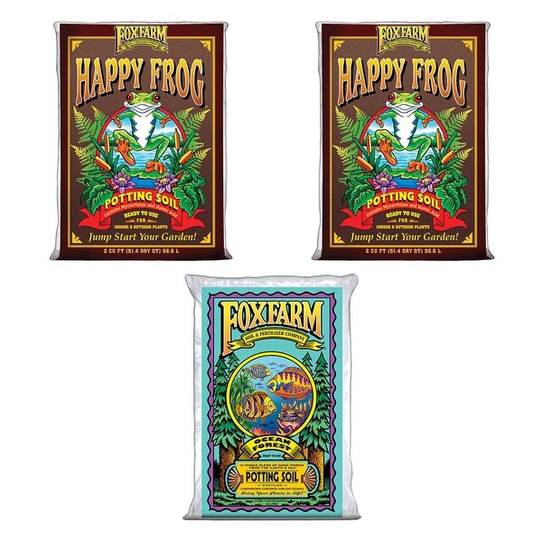 Foxfarm (2)FX14047+FX14000 Happy Frog Organic Mix & Ocean Forest